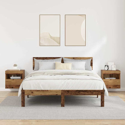 Mobiletti TV da Parete 2 pcs Legno vecchio 40 x 30 x 40 cm