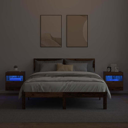 Mobiletti TV da Parete 2 pcs Legno vecchio 40 x 30 x 40 cm