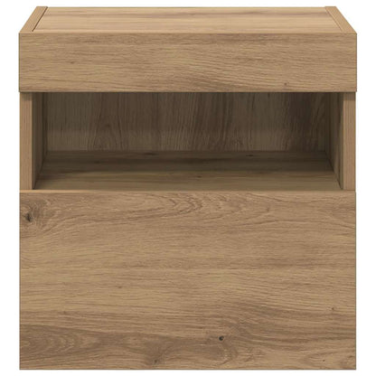 Mobiletti TV da Parete 2 pcs Rovere artigianale 40 x 30 x 40 cm
