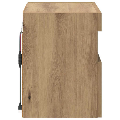Mobiletti TV da Parete 2 pcs Rovere artigianale