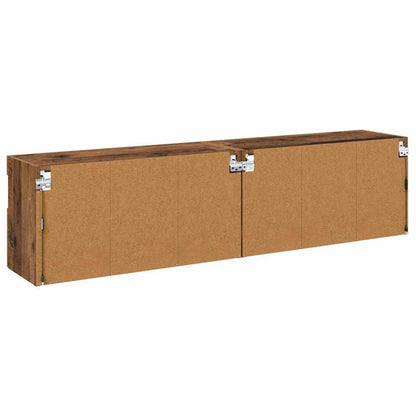 Mobiletti TV da Parete 2 pcs Legno vecchio 80 x 30 x 40 cm | homemem39