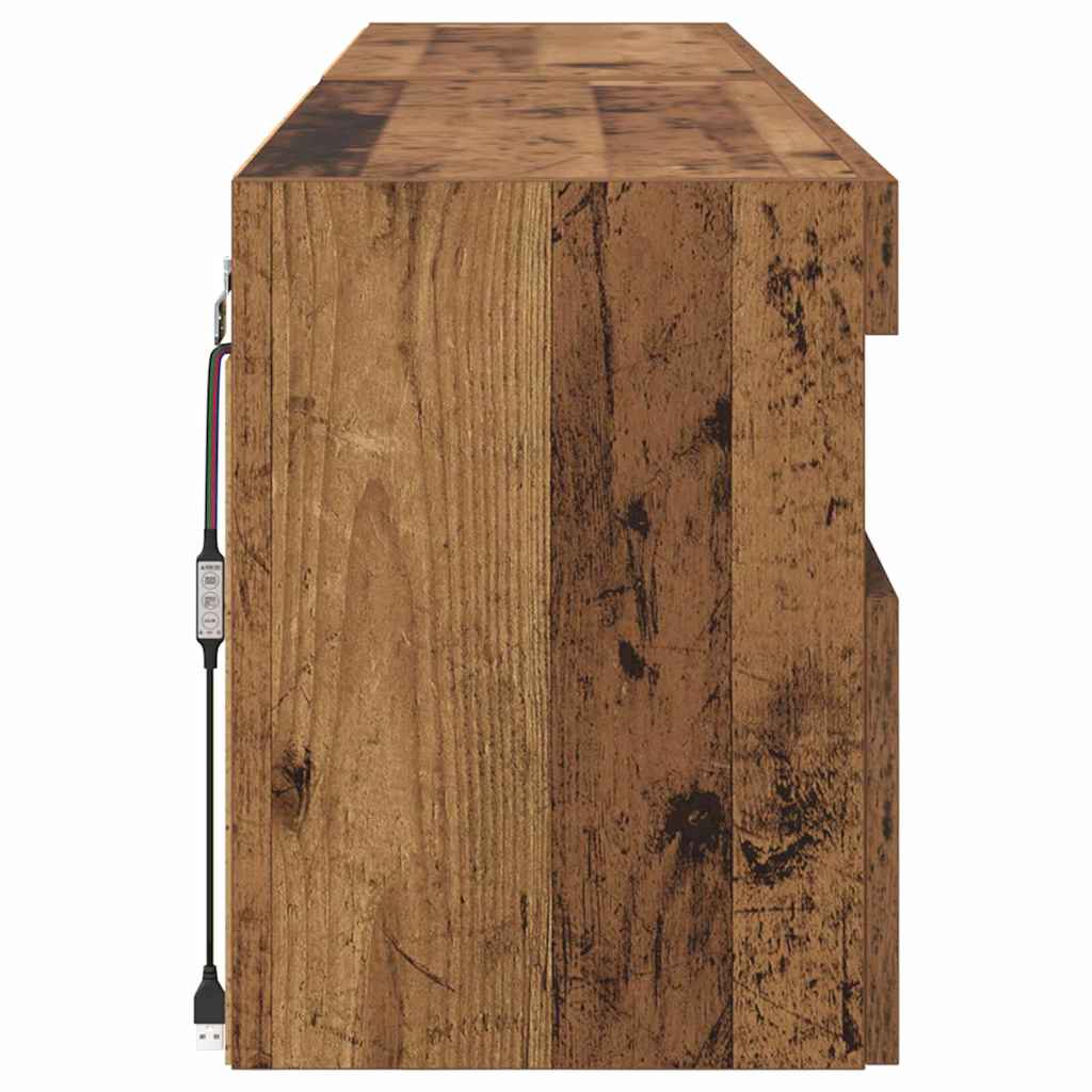 Mobiletti TV da Parete 2 pcs Legno vecchio 80 x 30 x 40 cm