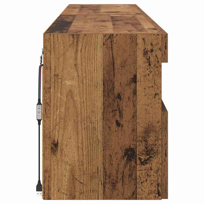 Mobiletti TV da Parete 2 pcs Legno vecchio 80 x 30 x 40 cm