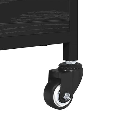 Tavolino da salotto Rovere Nero 91 x 55 x 32 cm