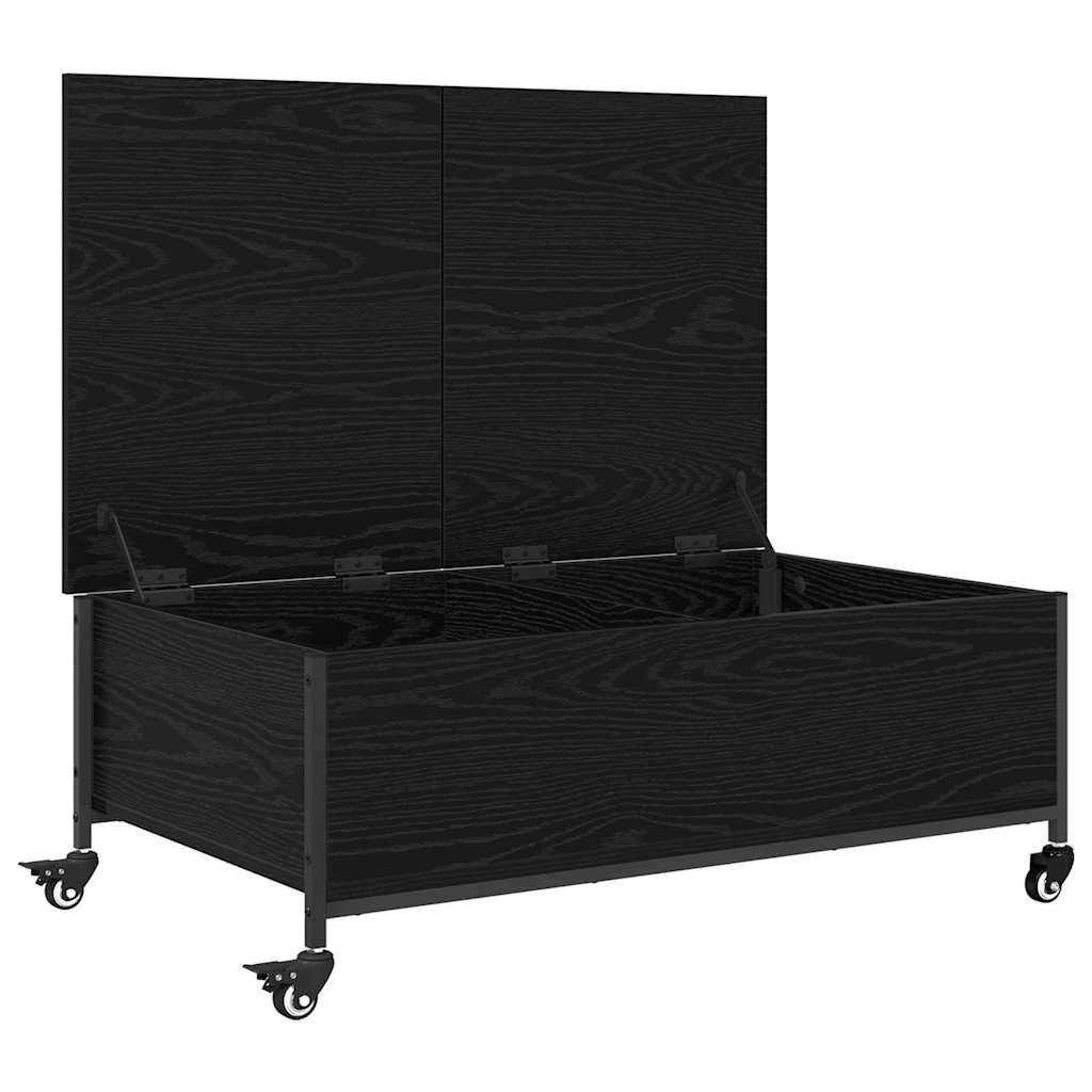 Tavolino da salotto Rovere Nero 91 x 55 x 32 cm | homemem39