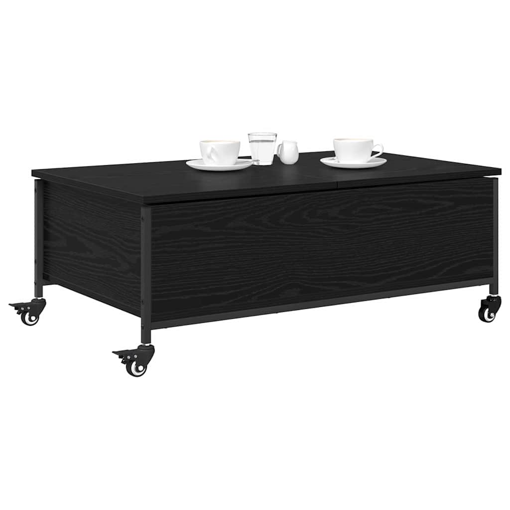 Tavolino da salotto Rovere Nero 91 x 55 x 32 cm | homemem39