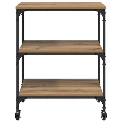 Carrello da Cucina Rovere artigianale 60 x 41 x 76 cm