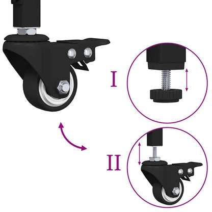 Carrello da Cucina Legno vecchio 50 x 35 x 75.5 cm