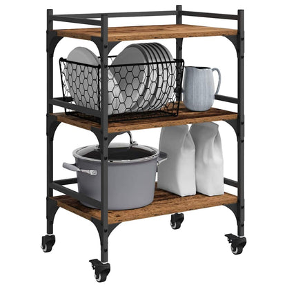 Carrello da Cucina Legno vecchio 50 x 35 x 75.5 cm