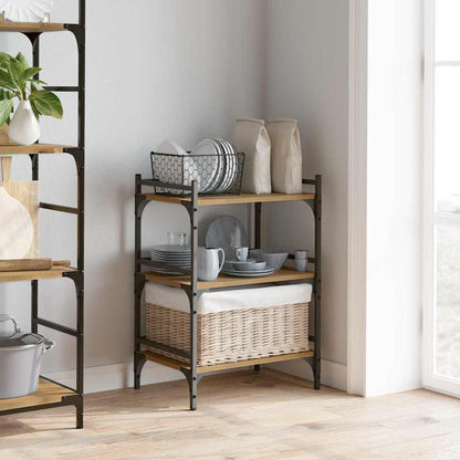 Carrello da Cucina Rovere artigianale 50 x 35 x 75.5 cm