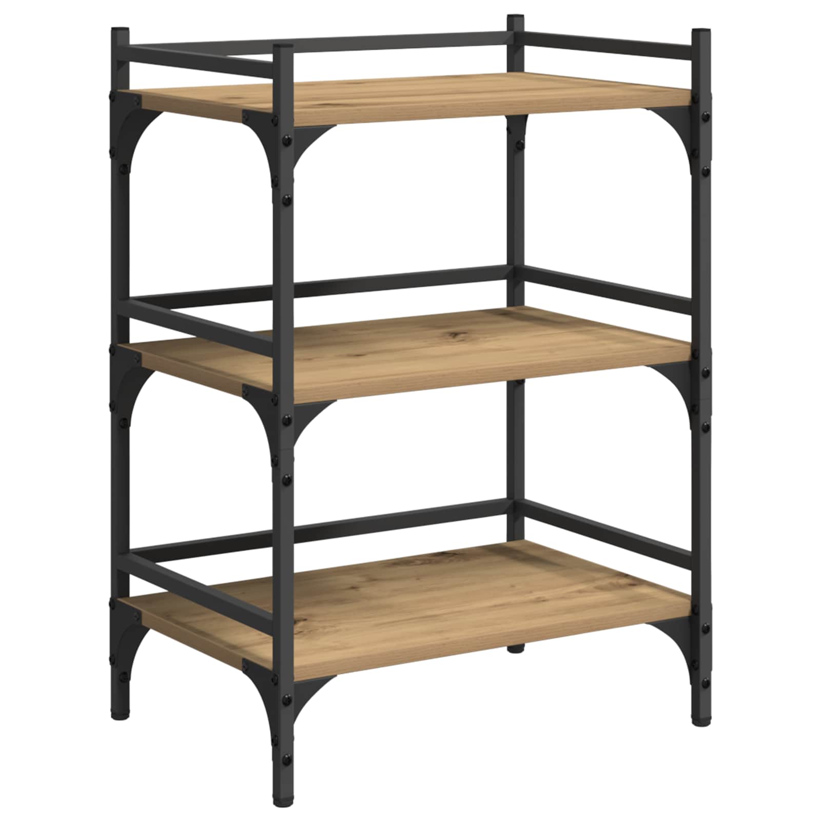 Carrello da Cucina Rovere artigianale 50 x 35 x 75.5 cm | homemem39