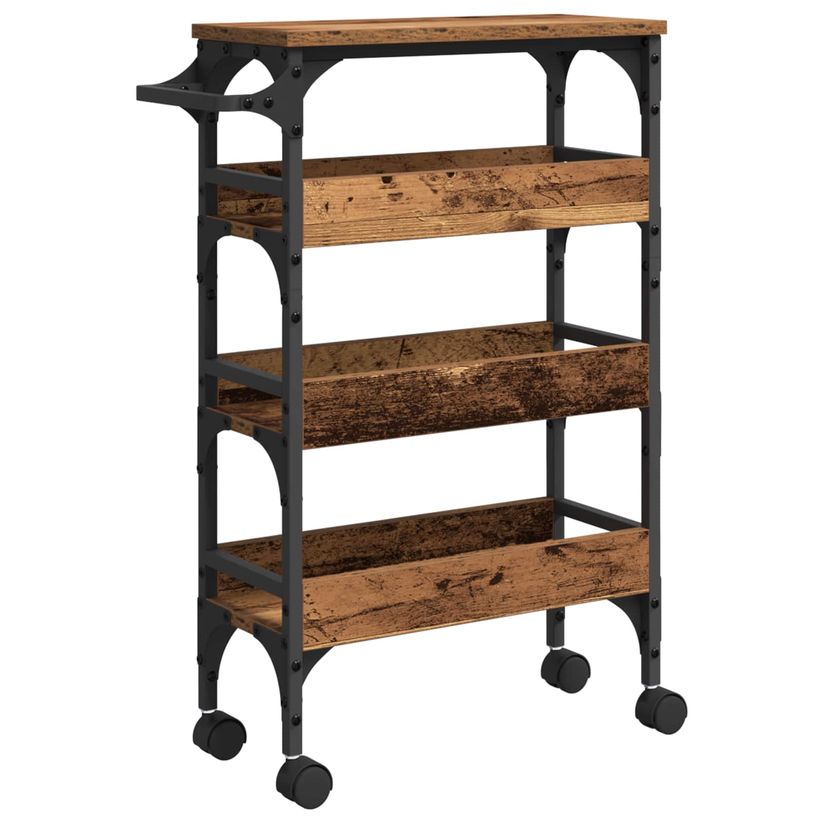Carrello da Cucina Legno vecchio 53 x 20 x 76 cm | homemem39