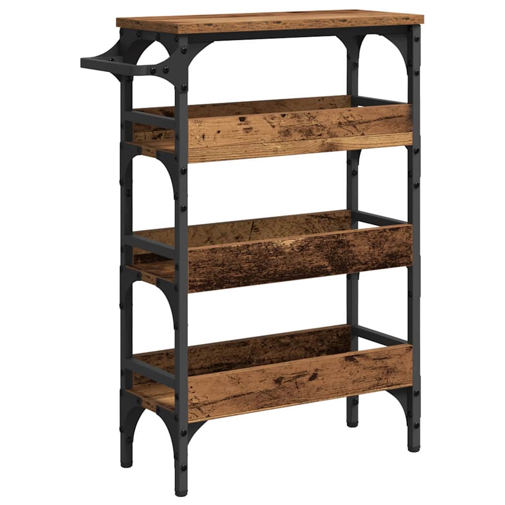 Carrello da Cucina Legno vecchio 53 x 20 x 76 cm