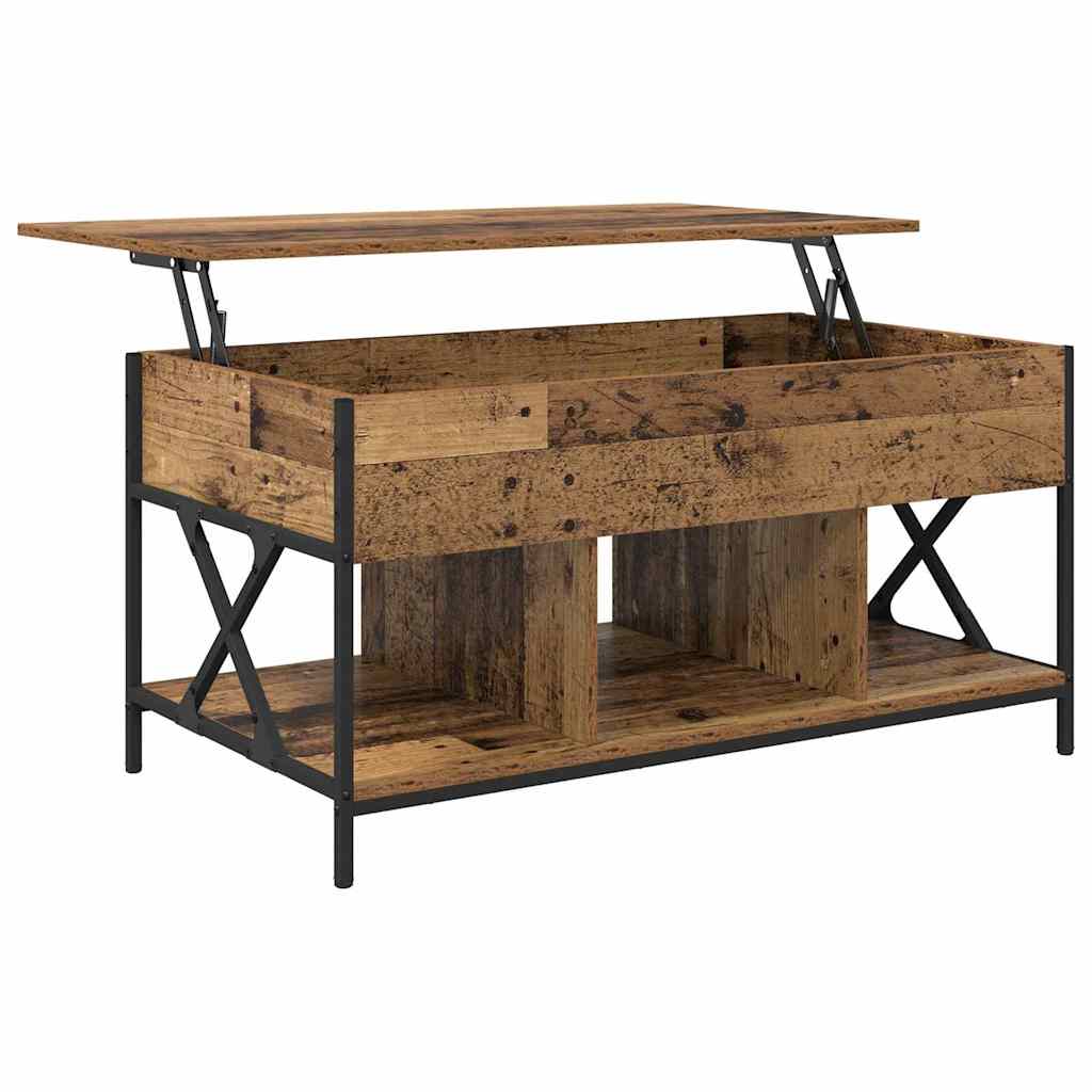 Tavolino da salotto Legno vecchio 100 x 55 x 48.5 cm