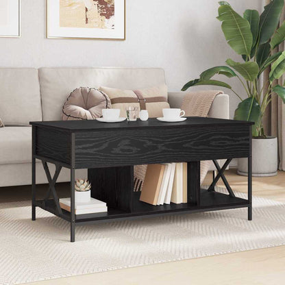 Tavolino da salotto Rovere Nero 100 x 55 x 48.5 cm