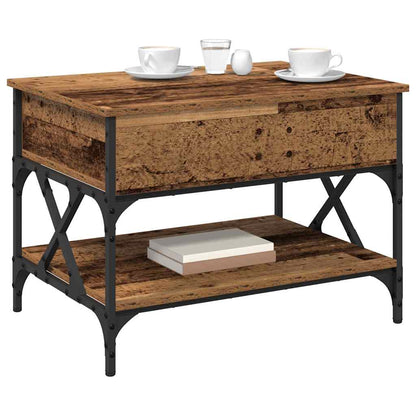 Tavolino da salotto Legno vecchio 70x50x50cm Legno multistrato