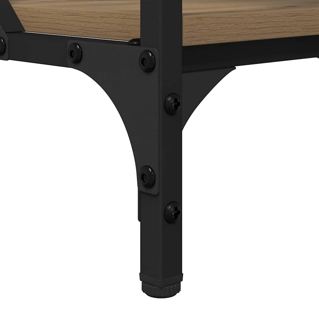 Tavolino da salotto Rovere artigianale 100 x 50 x 50 cm