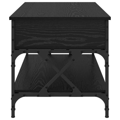 Tavolino da salotto Rovere Nero 100 x 50 x 50 cm