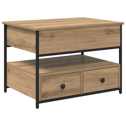 Tavolino da salotto Rovere artigianale 70 x 50 x 54.5 cm