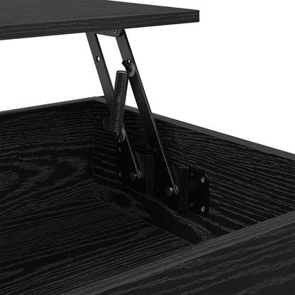 Tavolino da salotto con cassetto Rovere Nero 70 x 50 x 54.5 cm | homemem39