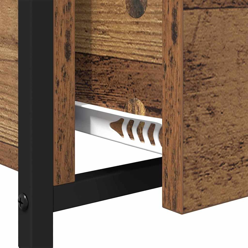 Tavolino da salotto con cassetto Legno vecchio 85 x 50 x 50 cm