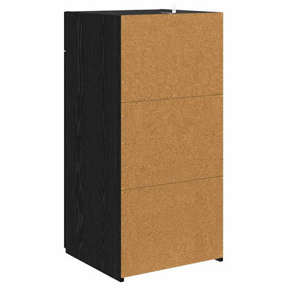 Credenza Rovere nero 42,5 x 40 x 93 cm Legno multistrato