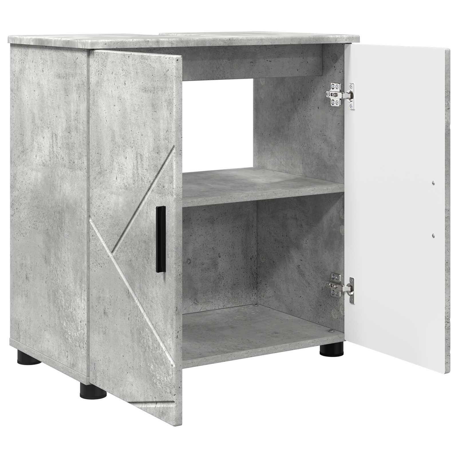 Mobile da Bagno Grigio cemento 61 x 35 x 64 cm | homemem39