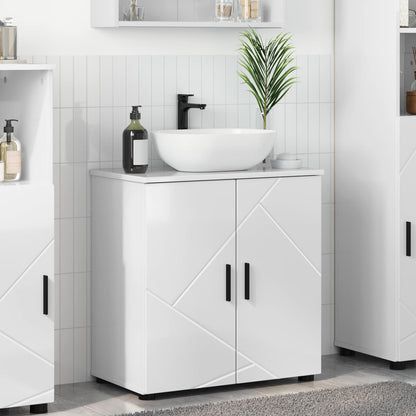 Mobile da Bagno Bianco Lucido 61 x 35 x 64 cm | homemem39