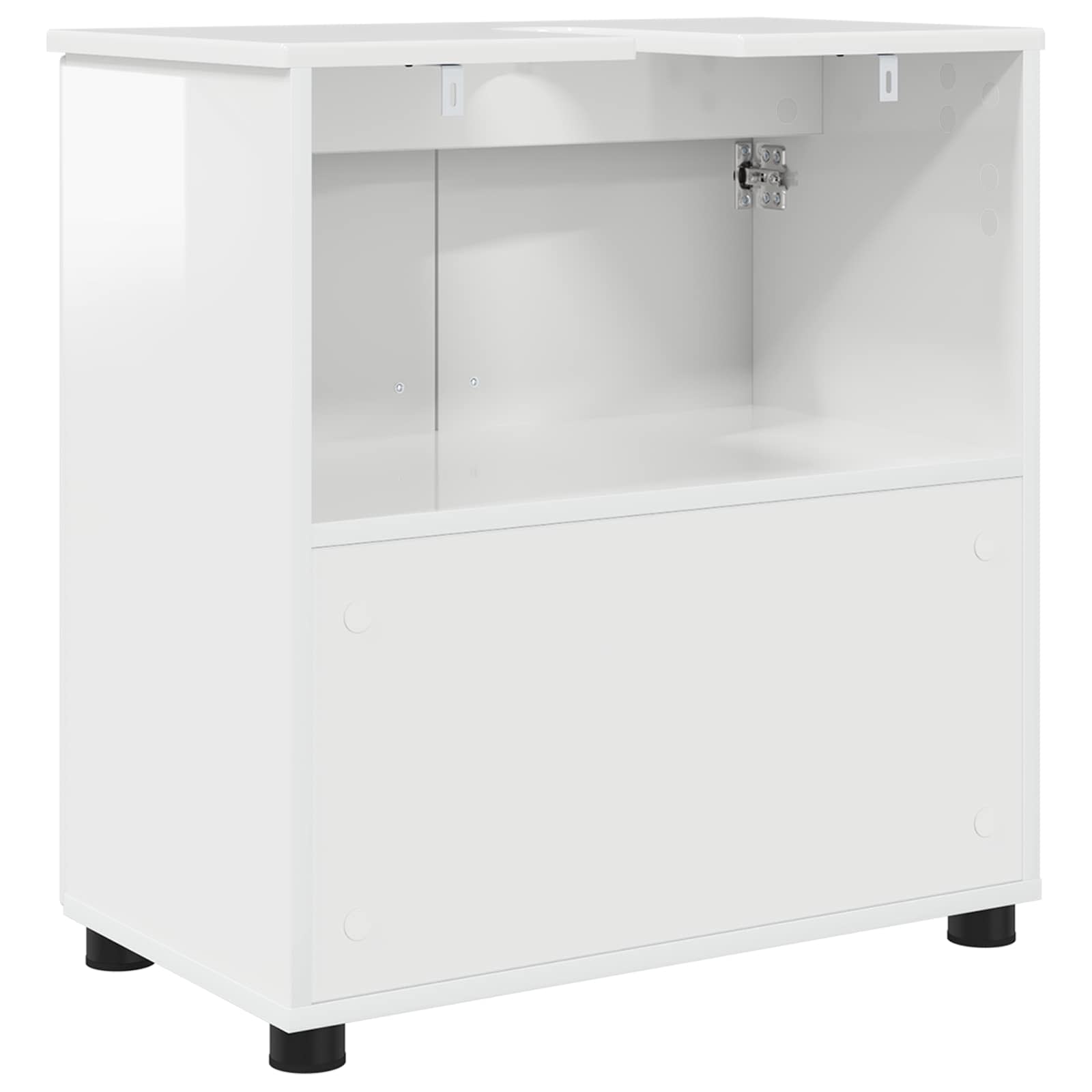 Mobile da Bagno Bianco Lucido 61 x 35 x 64 cm | homemem39