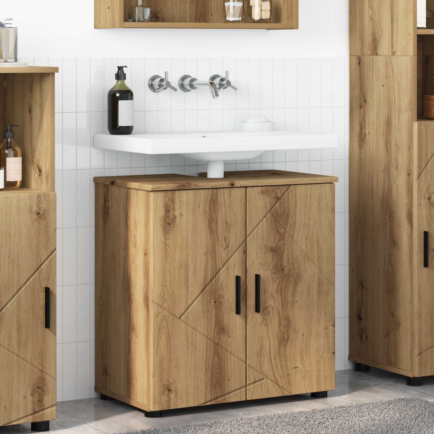 Mobile da Bagno Rovere artigianale 61 x 35 x 64 cm