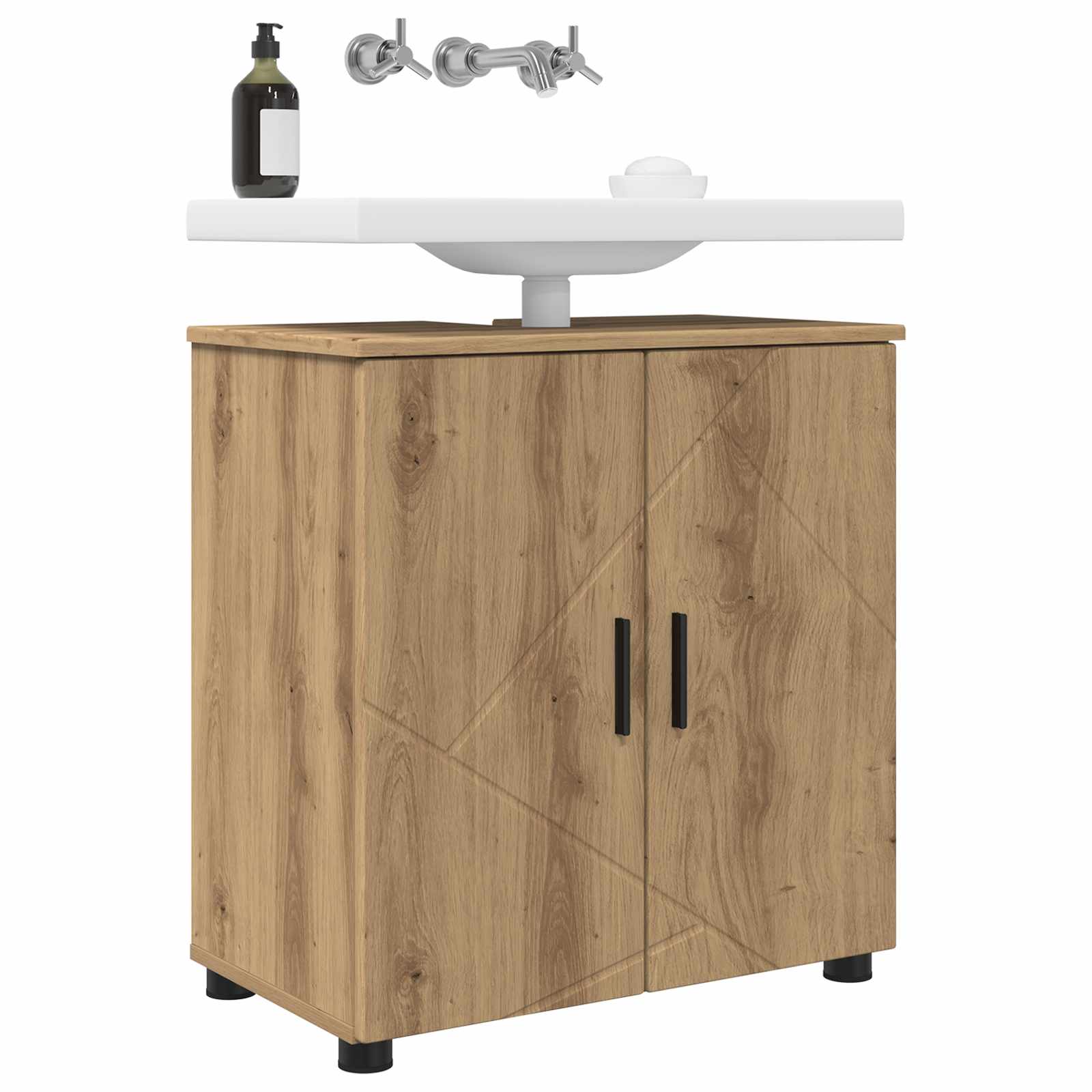 Mobile da Bagno Rovere artigianale 61 x 35 x 64 cm | homemem39