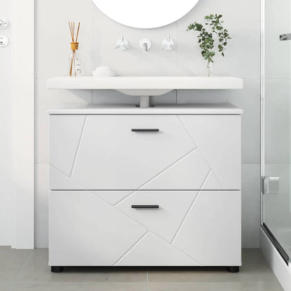 Mobile da Bagno con cassetto con porta Bianco 76,5 x 35 x 64 cm | homemem39