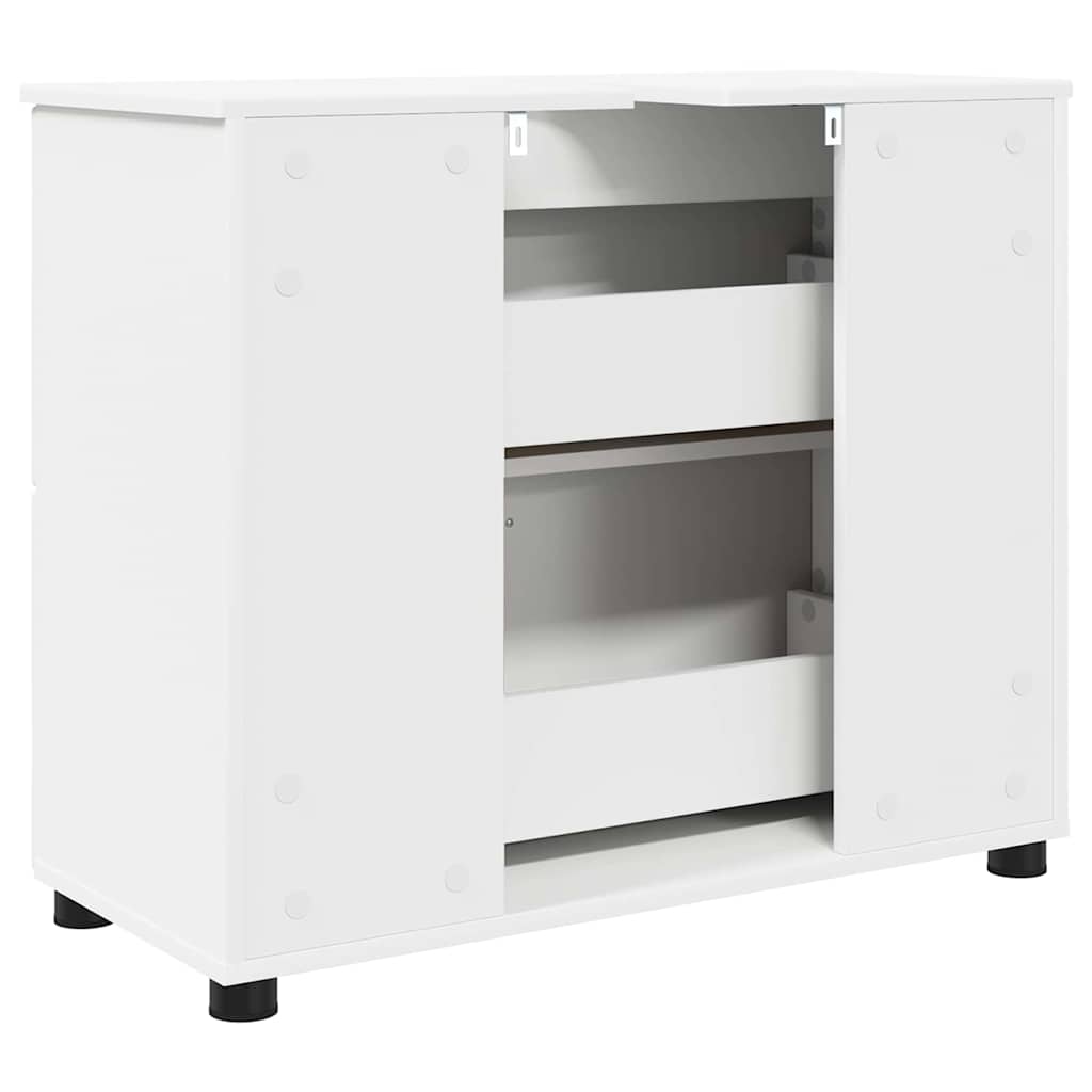 Mobile da Bagno con cassetto con porta Bianco 76,5 x 35 x 64 cm | homemem39