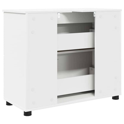 Mobile da Bagno con cassetto con porta Bianco 76,5 x 35 x 64 cm | homemem39