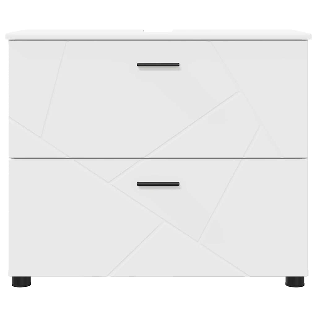 Mobile da Bagno con cassetto con porta Bianco 76,5 x 35 x 64 cm | homemem39
