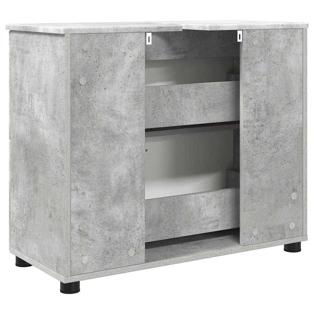 Mobile da Bagno Grigio cemento 76,5 x 35 x 64 cm | homemem39