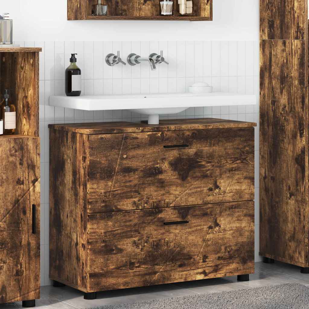 Mobile da Bagno Rovere fumé 76,5 x 35 x 64 cm | homemem39