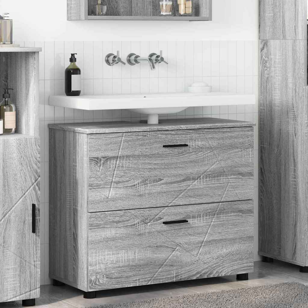 Mobile da Bagno Grigio Sonoma 76,5 x 35 x 64 cm | homemem39