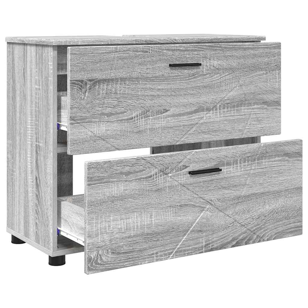 Mobile da Bagno Grigio Sonoma 76,5 x 35 x 64 cm | homemem39