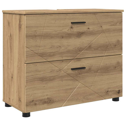 Mobile da Bagno con porta Rovere artigianale 76,5 x 35 x 64 cm | homemem39