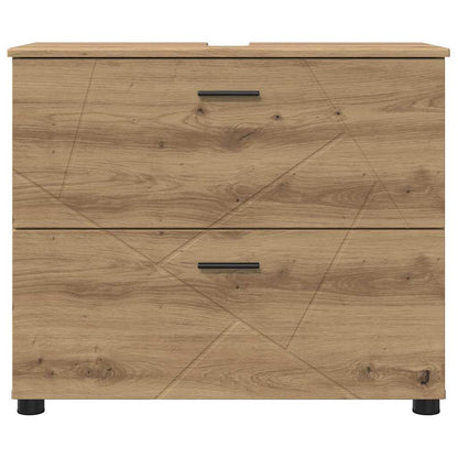 Mobile da Bagno con porta Rovere artigianale 76,5 x 35 x 64 cm | homemem39