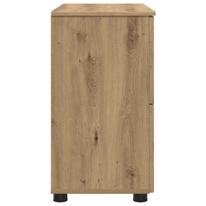 Mobile da Bagno con porta Rovere artigianale 76,5 x 35 x 64 cm | homemem39