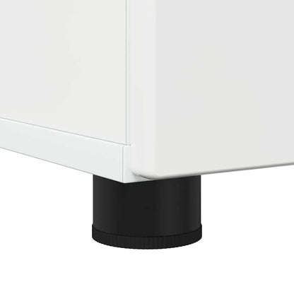 Mobile da Bagno con archiviazione Bianco Lucido 60 x 35 x 80 cm | homemem39