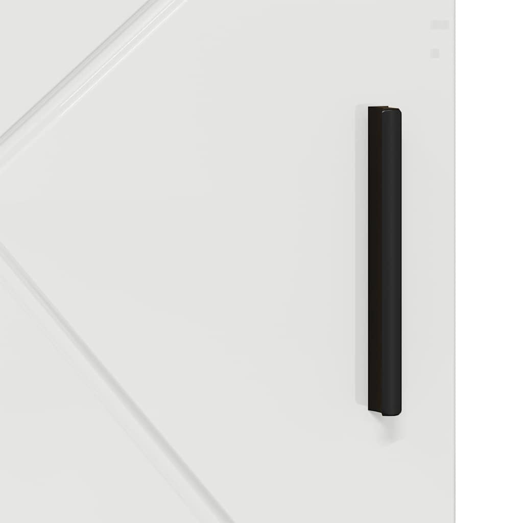 Mobile da Bagno con archiviazione Bianco Lucido 60 x 35 x 80 cm | homemem39