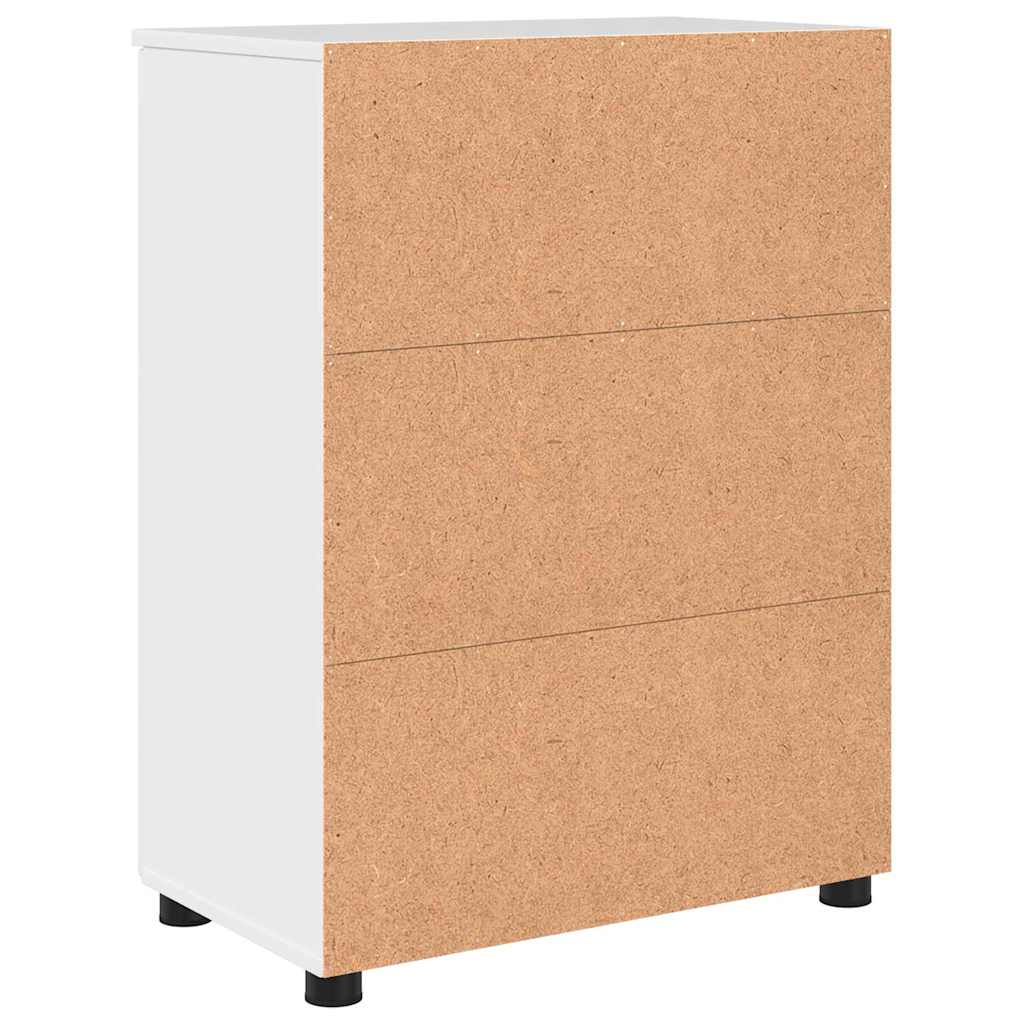 Mobile da Bagno con archiviazione Bianco Lucido 60 x 35 x 80 cm | homemem39