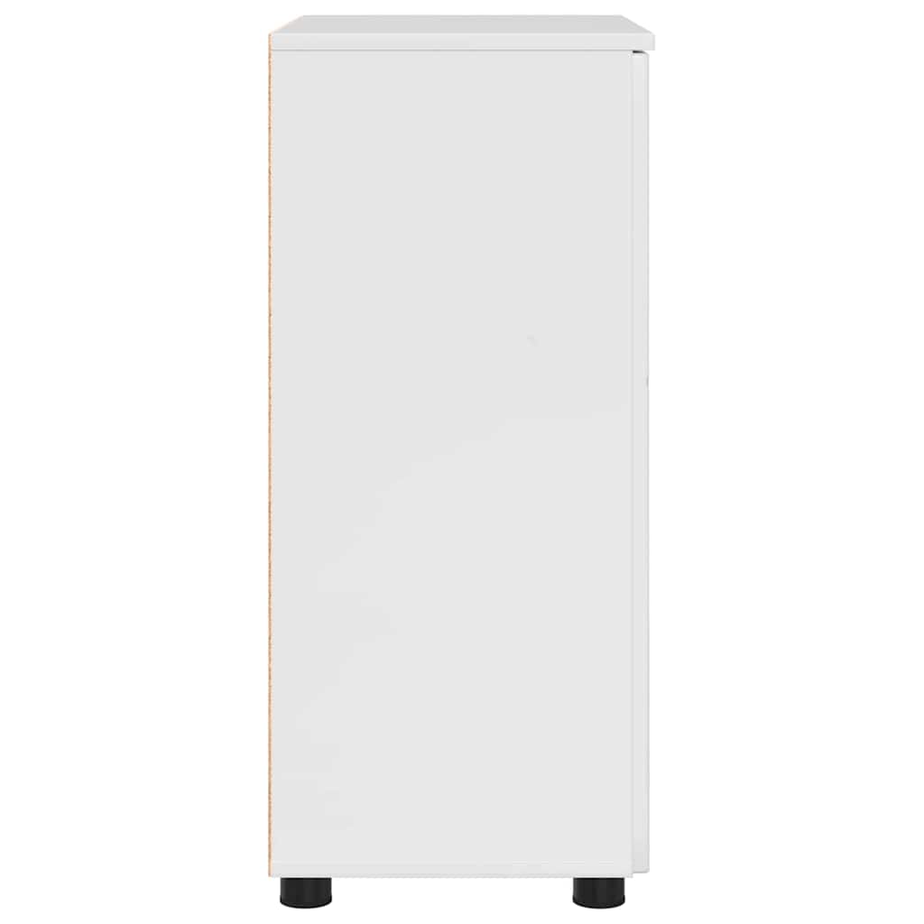 Mobile da Bagno con archiviazione Bianco Lucido 60 x 35 x 80 cm | homemem39