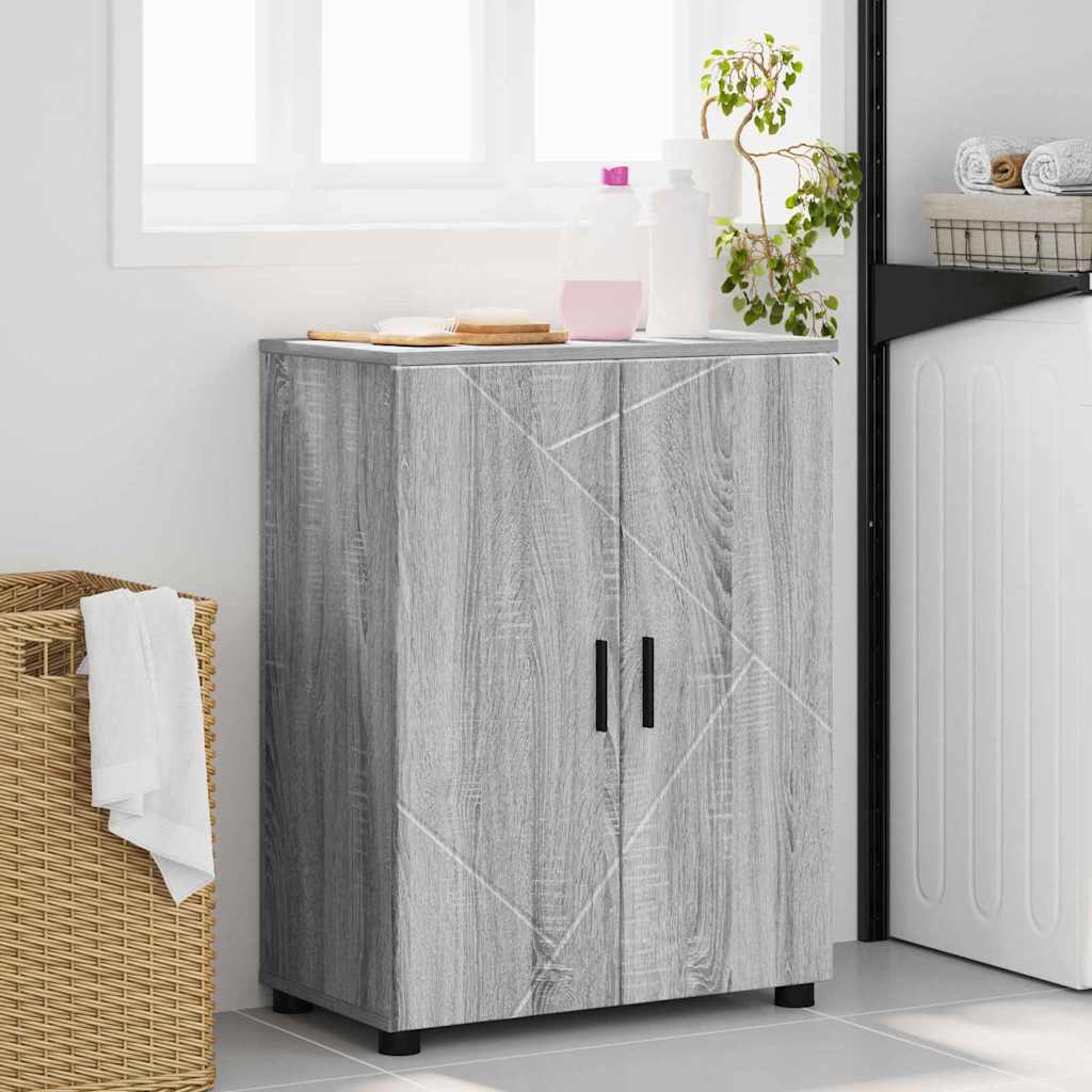 Mobile da Bagno Grigio Sonoma 60 x 35 x 80 cm | homemem39