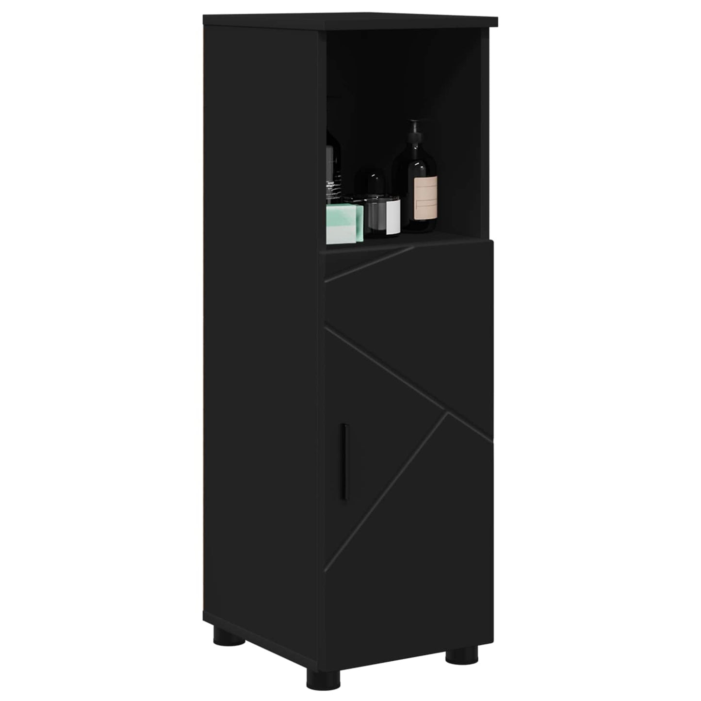 Mobile da Bagno Nero 30 x 35 x 95 cm | homemem39