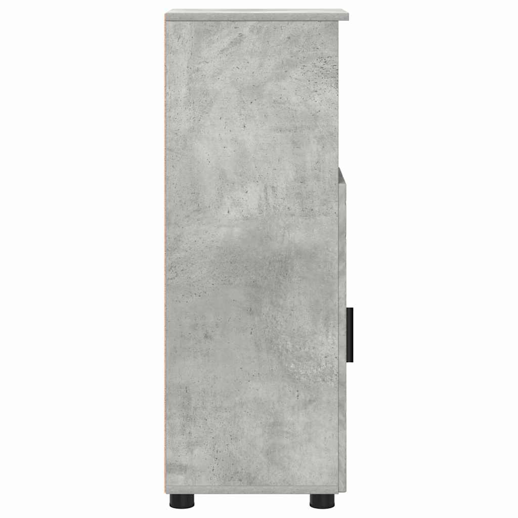 Mobile da Bagno Grigio cemento 30 x 35 x 95 cm | homemem39