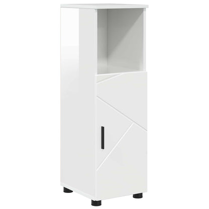 Mobile da Bagno Bianco Lucido 30 x 35 x 95 cm | homemem39